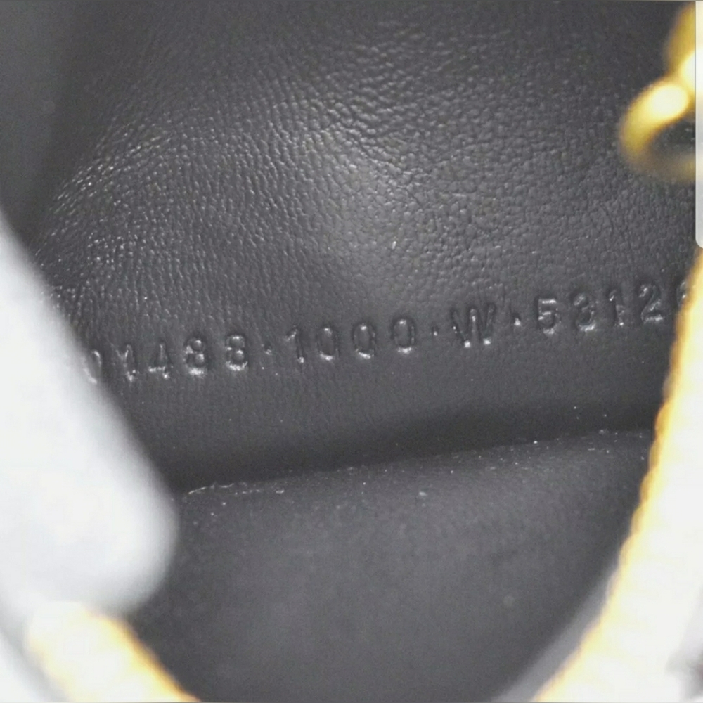 🐰BALENCIAGA BB Logo Coin Wallet Purse Key Ring Le - Picture 14 of 14